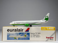 Euralair Boeing 737-800 1:400 Herpa F-GRND (560436)