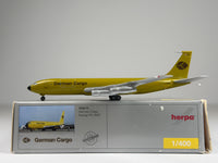 German Cargo Boeing 707-300F 1:400 Herpa D-ABUA (560610)
