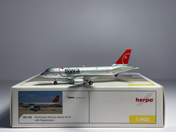 Northwest Airlines Airbus A319 1:400 Herpa N358NB (561136)