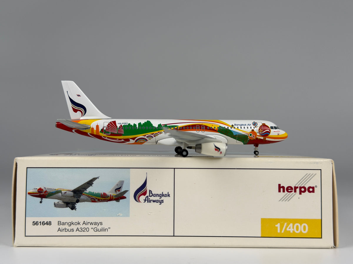 Bangkok Airways Airbus A320 1:400 Herpa HS-PGU (561648)