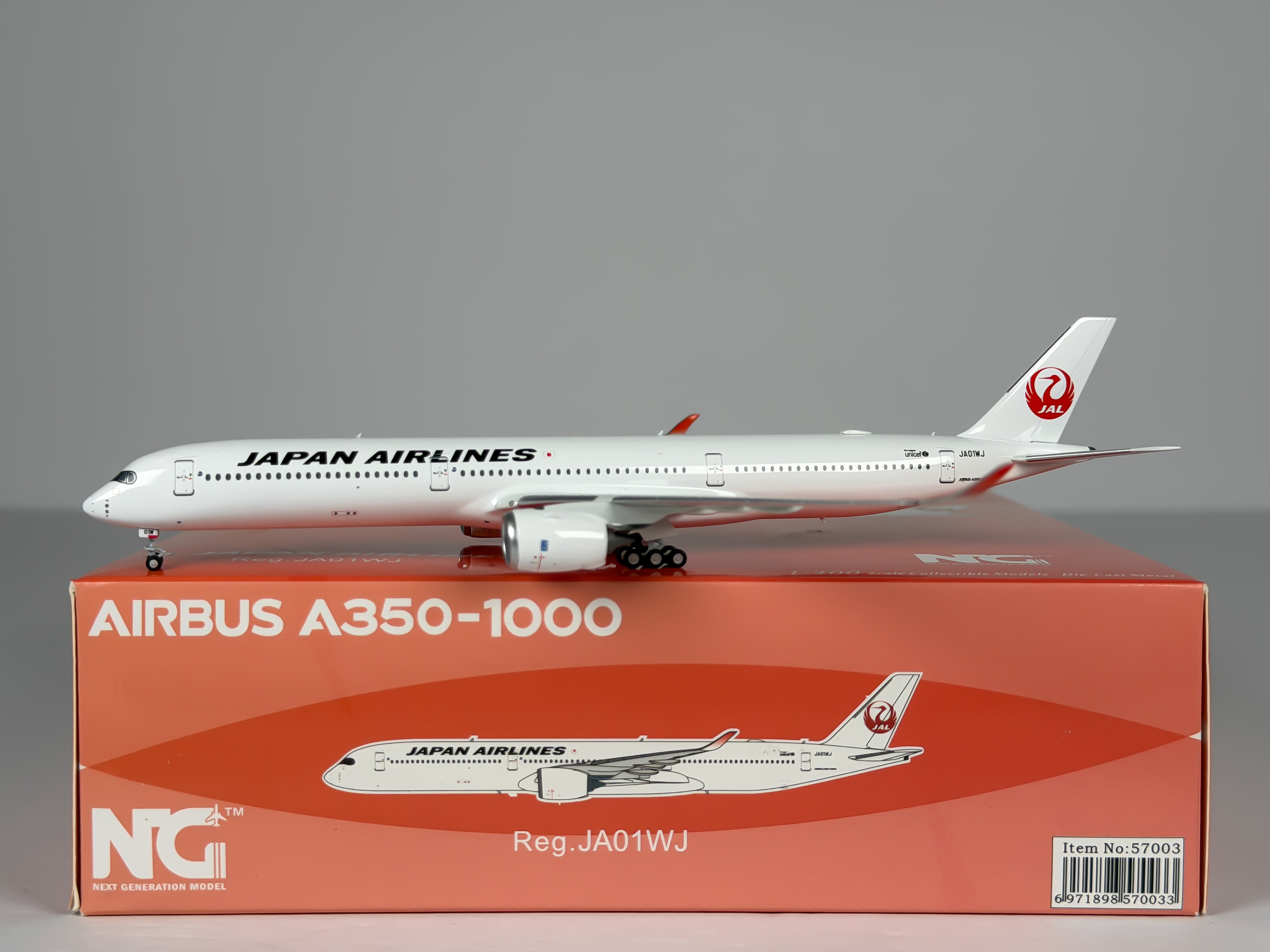 Japan Airlines (JAL) Airbus A350-1000 1:400 NG Models JA01WJ (57003)