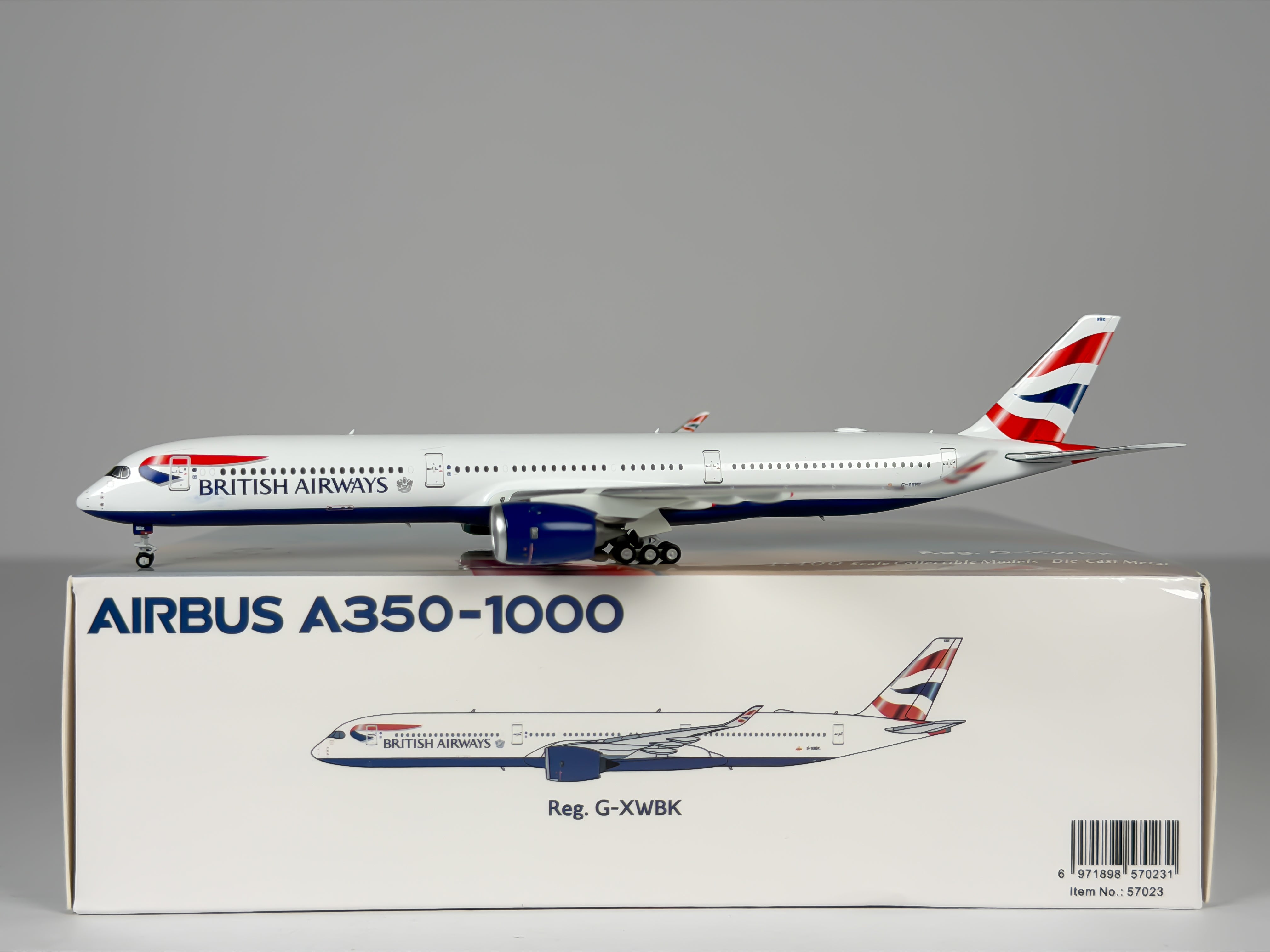 British Airways Airbus A350-1000 1:400 NG Models G-XWBK (57023)