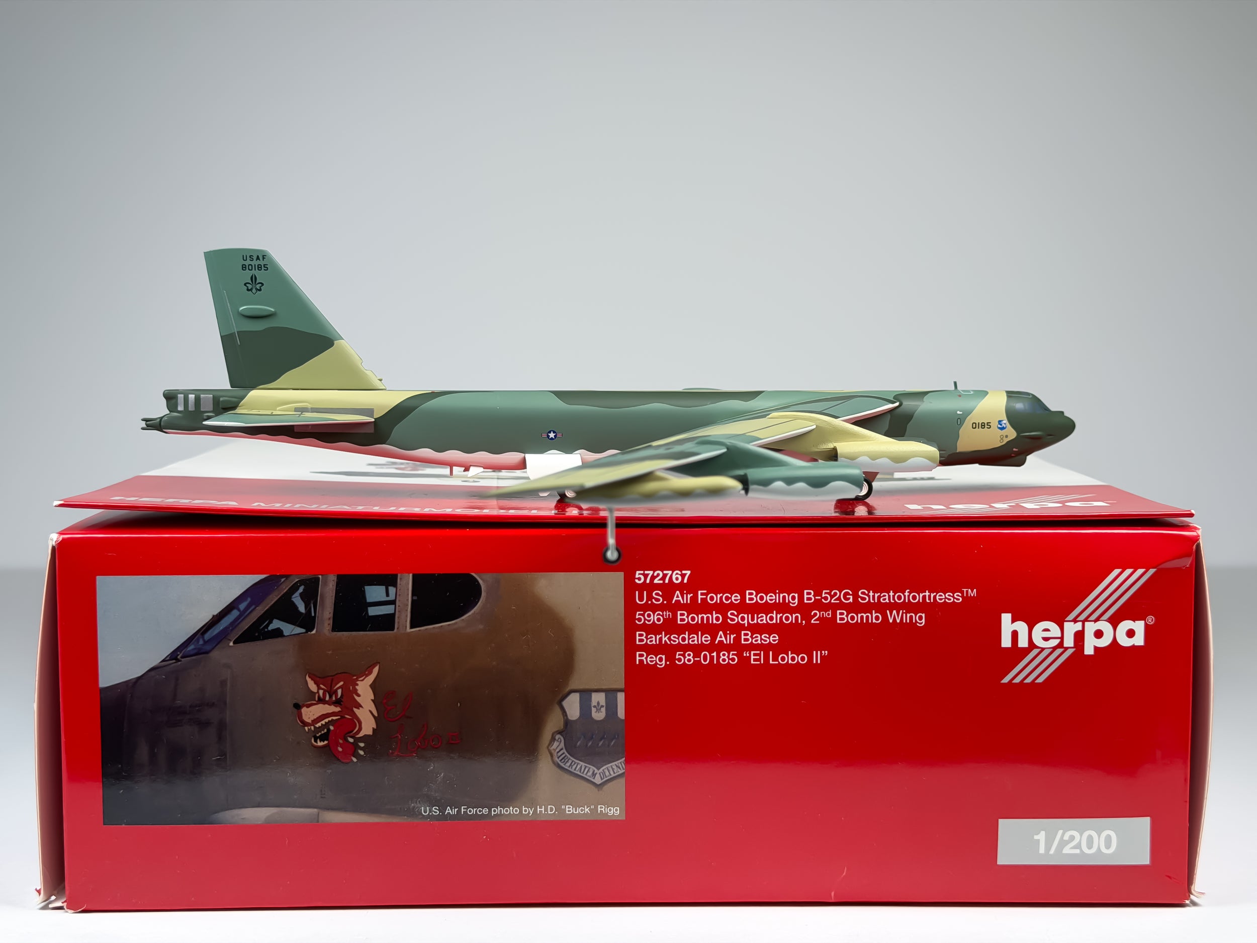 U.S Air Force (USAF) Boeing B-52 Stratofortress 1:200 Herpa 8-0185 (572767)