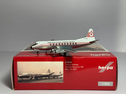 Herpa 1:200 Turkish Airlines Vickers Viscount 700 TC-SES 1960s colors 572866