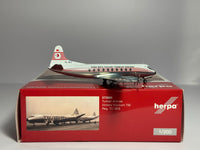 Herpa 1:200 Turkish Airlines Vickers Viscount 700 TC-SES 1960s colors 572866