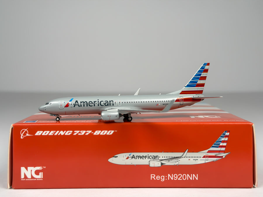 American Airlines Boeing 737-800 1:400 NG Models N920NN (58015)