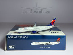 Delta Air Lines Boeing 737-800 1:400 NG Models N3734B (58085)