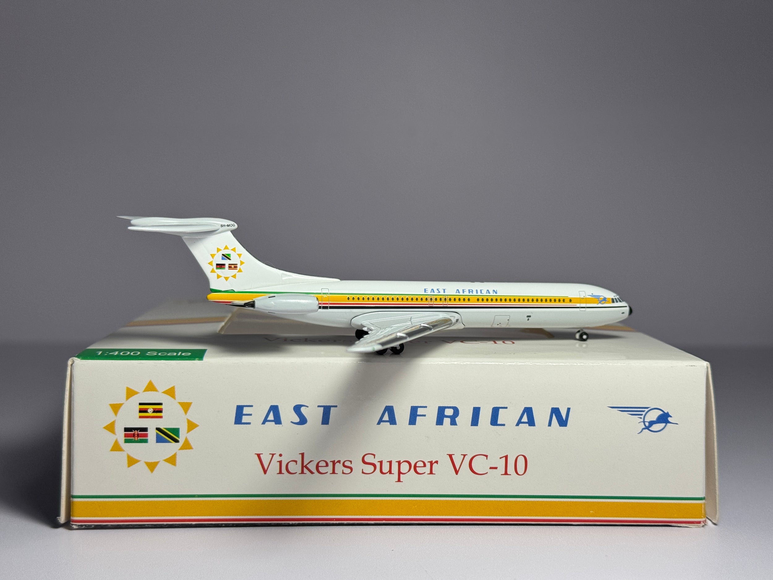 Aeroclassics 1:400 East African Airways Vickers Super VC-10 5H-MOG 1970s colors AC5HMOG
