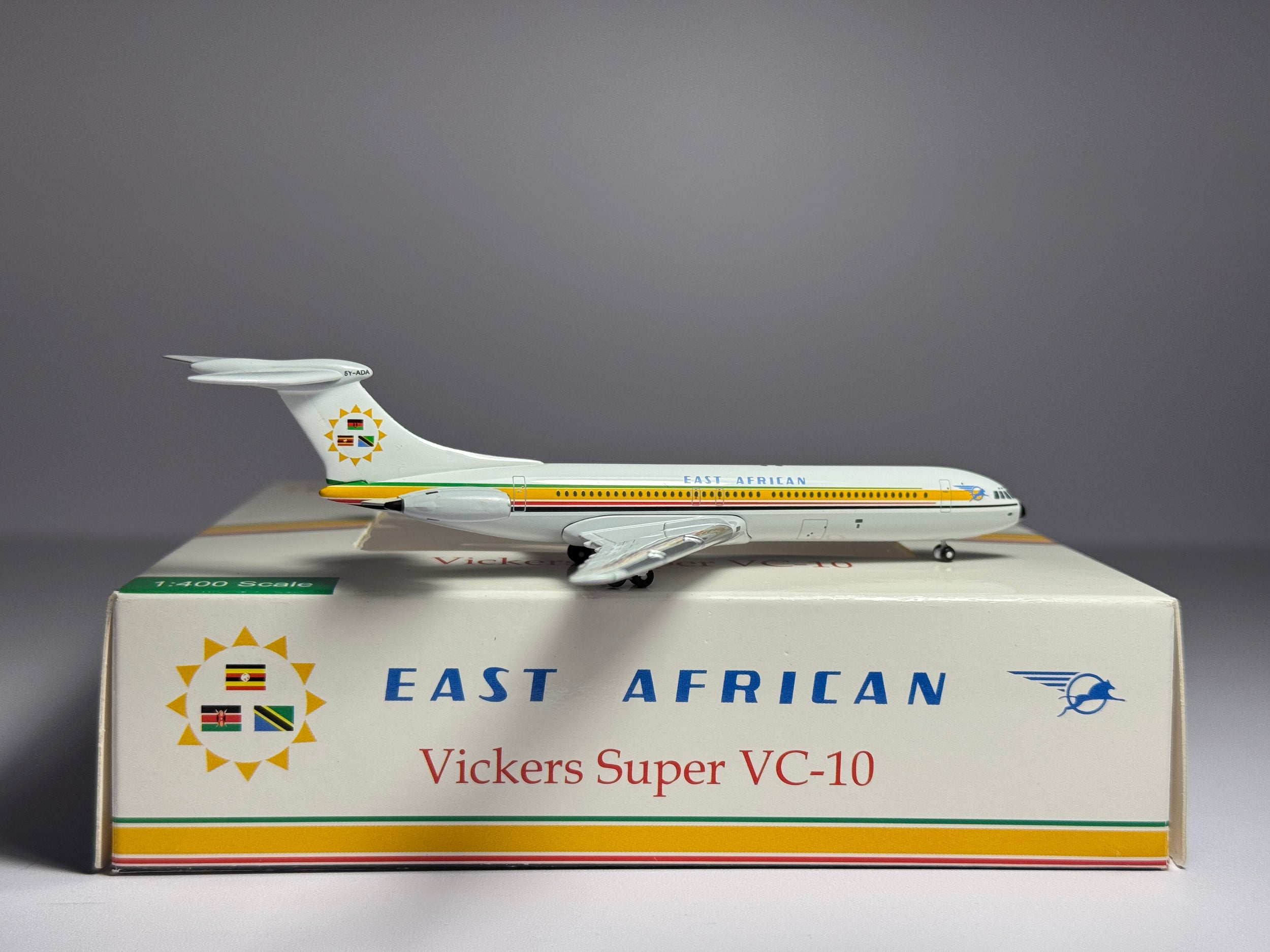 Aeroclassics 1:400 East African Airways Vickers Super VC-10 5Y-ADA 1970s colors AC5YADA