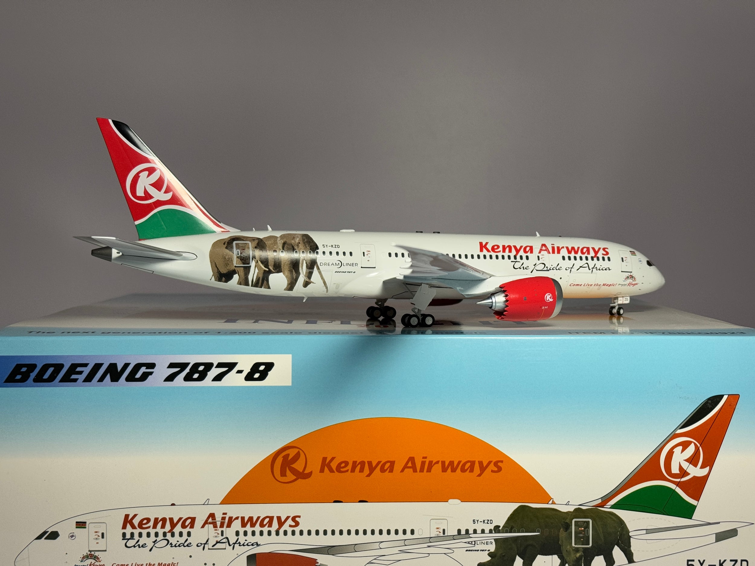 Inflight200 Kenya Airways Boeing 787-8 5Y-KZD Come Live The Magic IF788KQ0923
