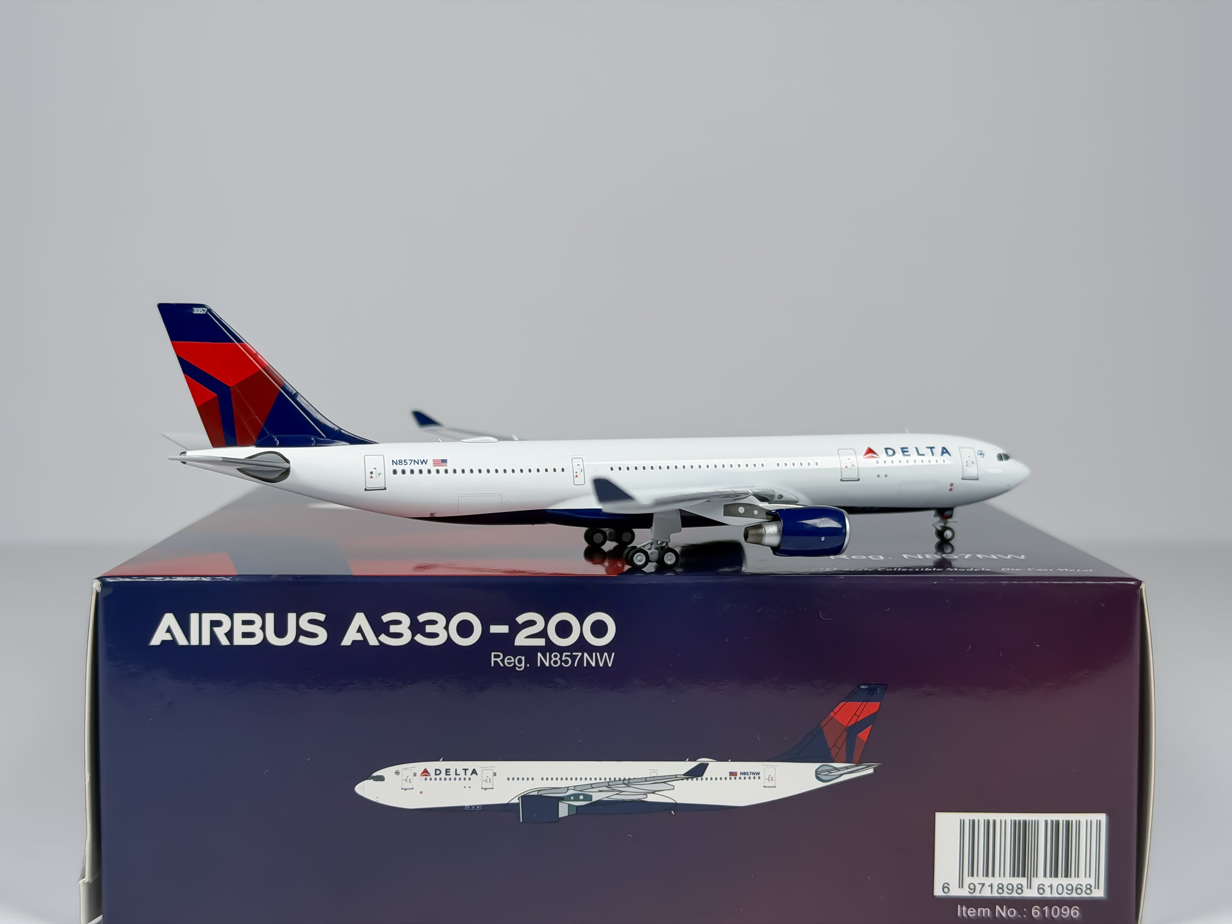 Delta Air Lines Airbus A330-200 1:400 NG Models N857NW (61096)
