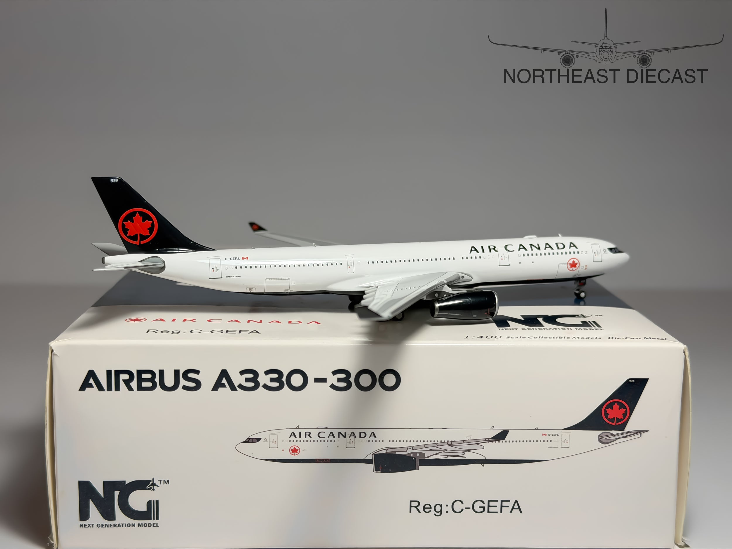 Air Canada Airbus A330-300 1:400 NG Models C-GEFA (62005)
