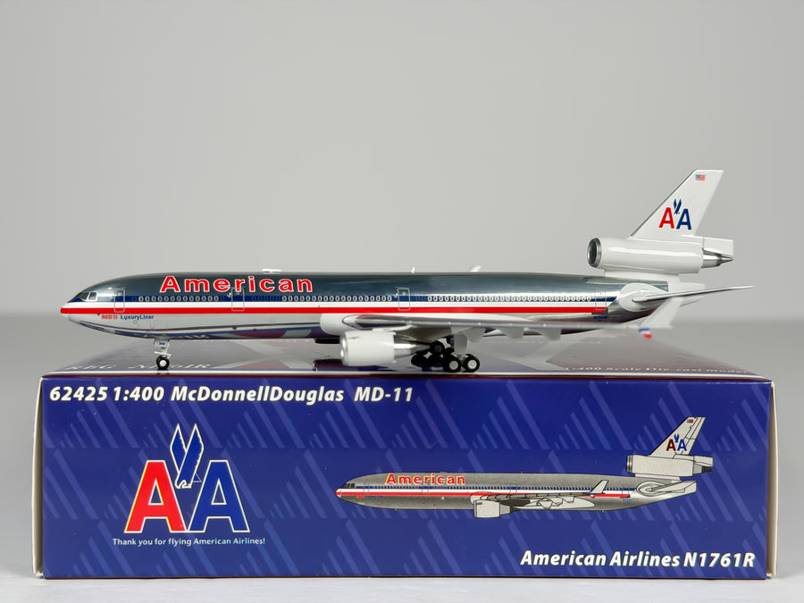 American Airlines McDonnell Douglas MD-11 1:400 Panda Models N1761R (62425)