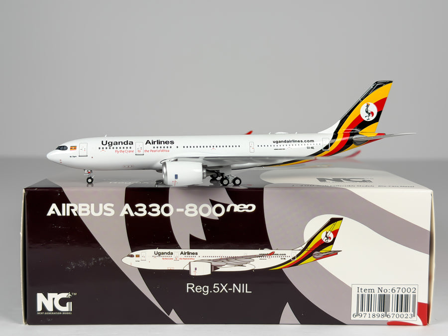 Uganda Airlines Airbus A330-800neo 1:400 NG Models 5X-NIL (67002)