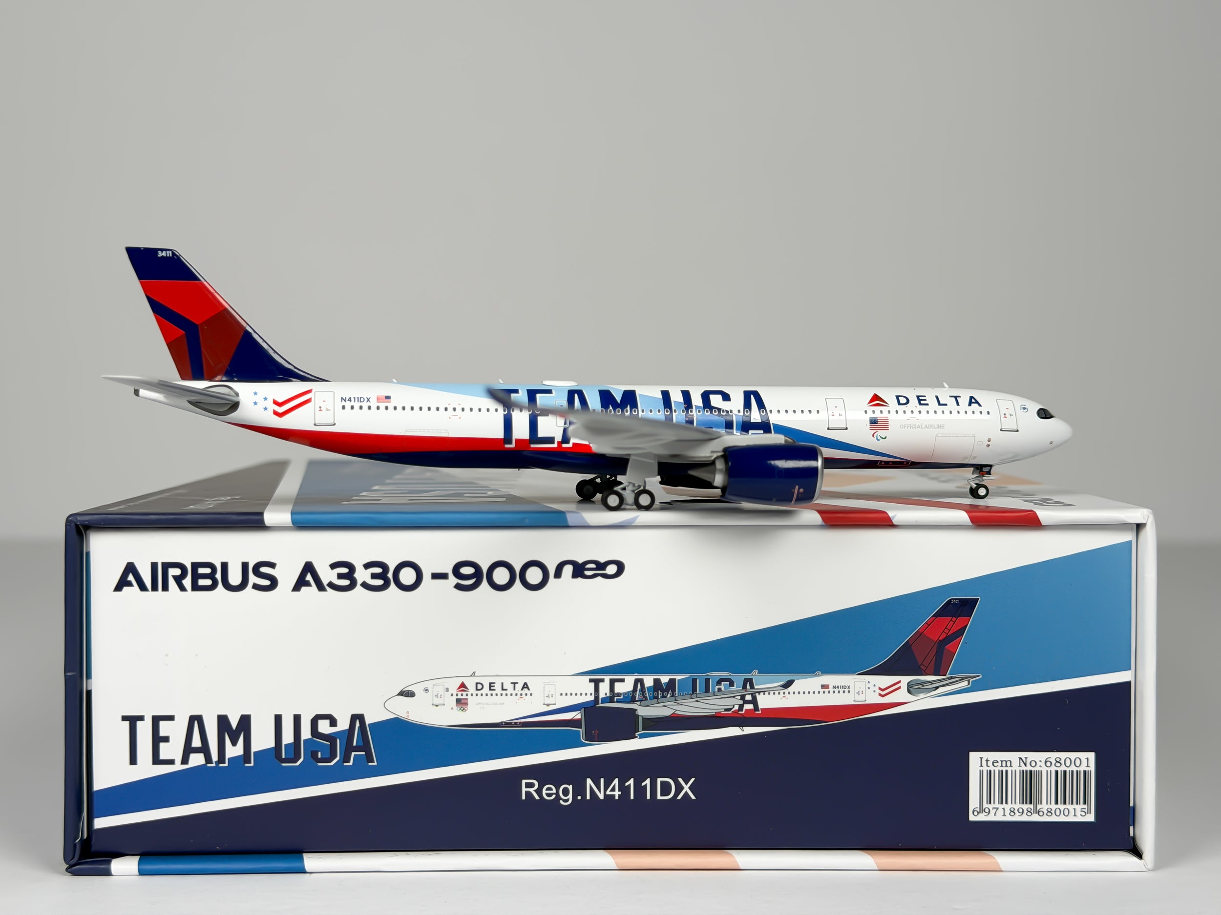 Delta Air Lines Airbus A330-900neo 1:400 NG Models N411DX (68001)