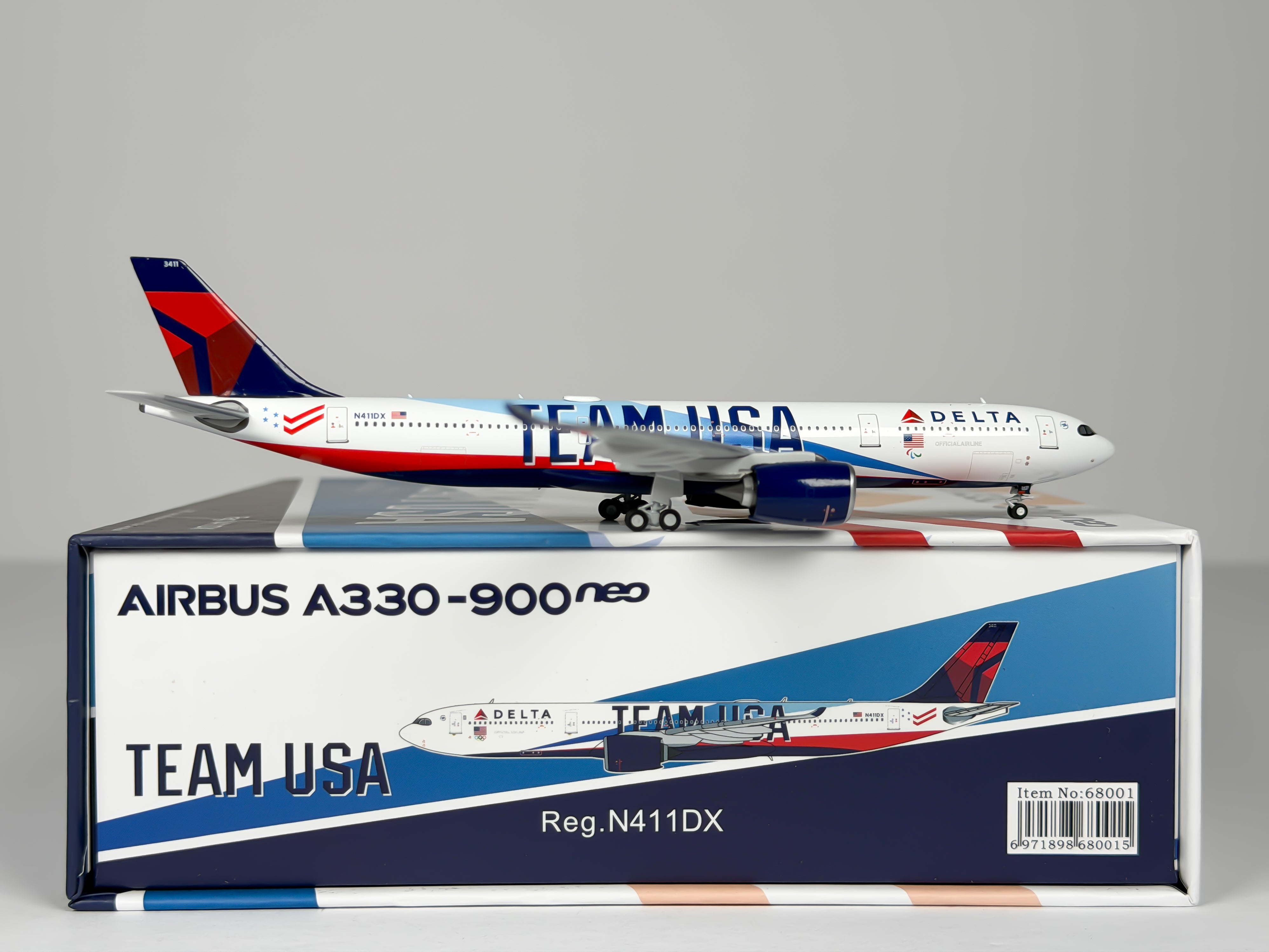 Delta Air Lines Airbus A330-900neo 1:400 NG Models N411DX (68001)