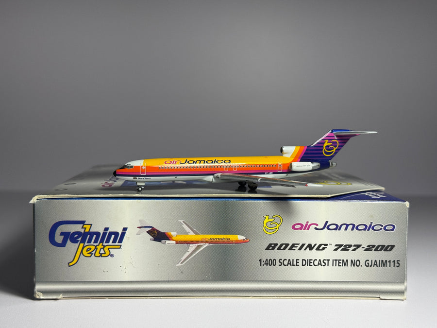 Gemini Jets 1:400 Air Jamaica Boeing 727-200 6Y-JMN 1990s scheme GJAIM115