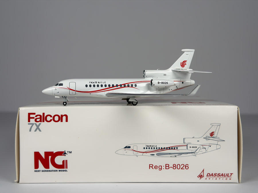 Air China Dassault Falcon 7X 1:200 NG Models B-8026 (71002)