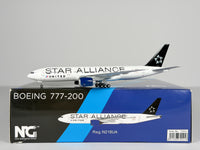 United Airlines Boeing 777-200ER 1:400 NG Models N218UA (72021)