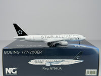 United Airlines Boeing 777-200ER 1:400 NG Models N794UA (72022)