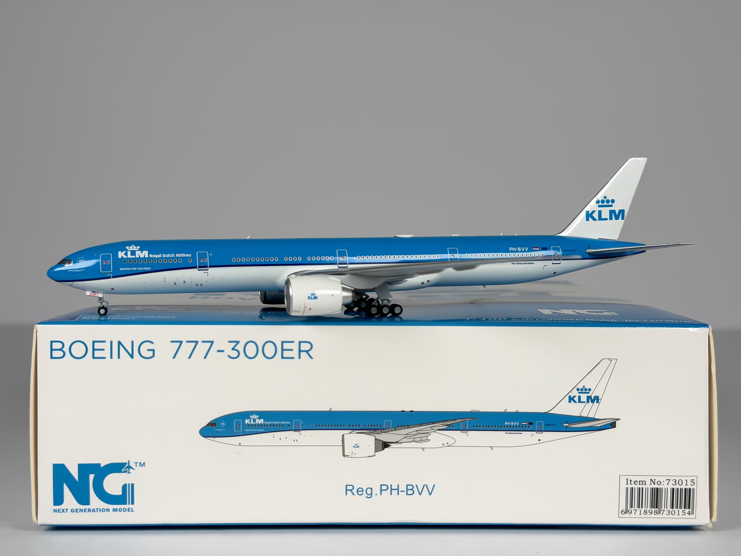 KLM Royal Dutch Airlines Boeing 777-300ER 1:400 NG Models PH-BVV (73015)