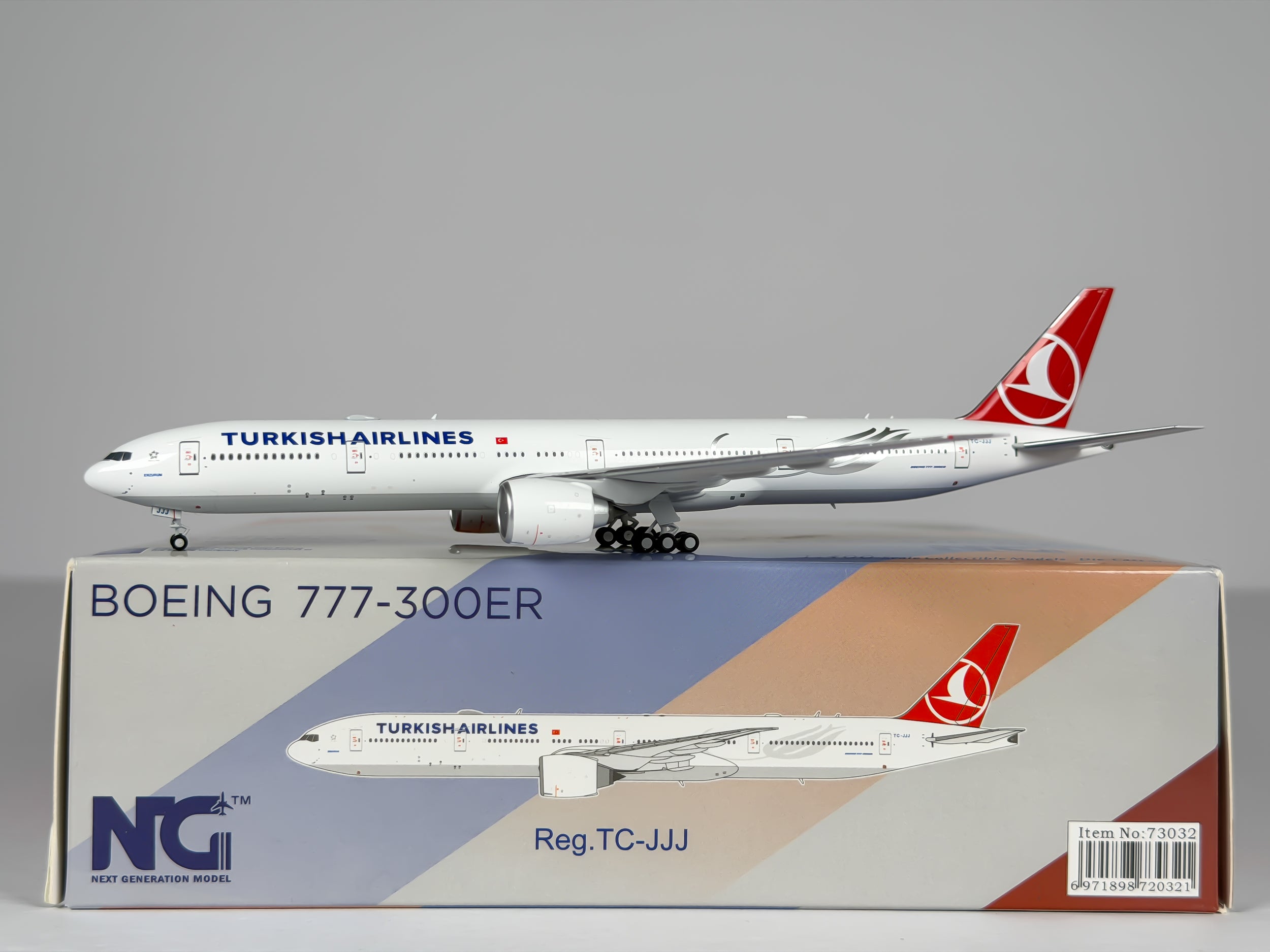 Turkish Airlines Boeing 777-300ER 1:400 NG Models TC-JJJ (73032)