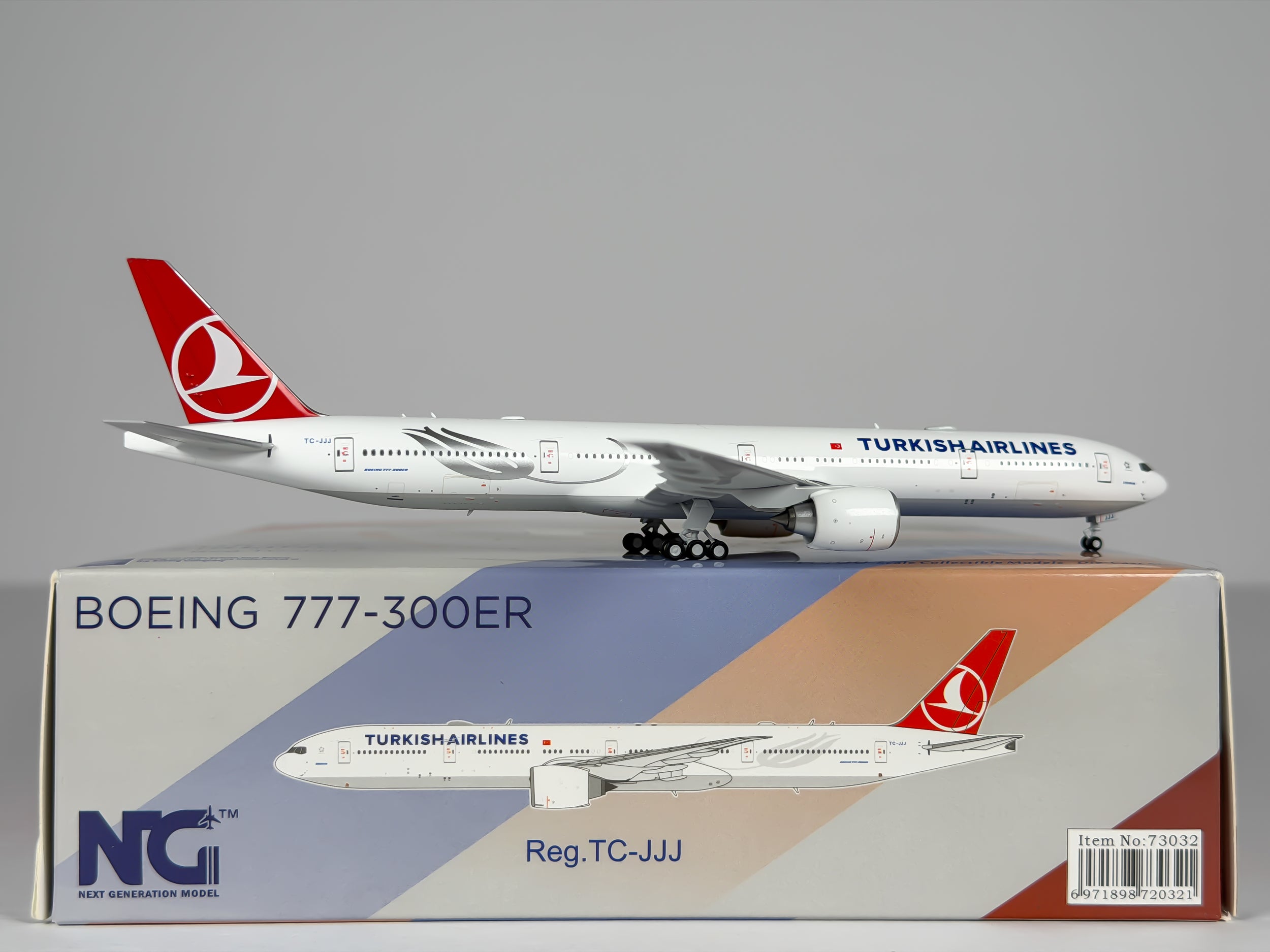 Turkish Airlines Boeing 777-300ER 1:400 NG Models TC-JJJ (73032)