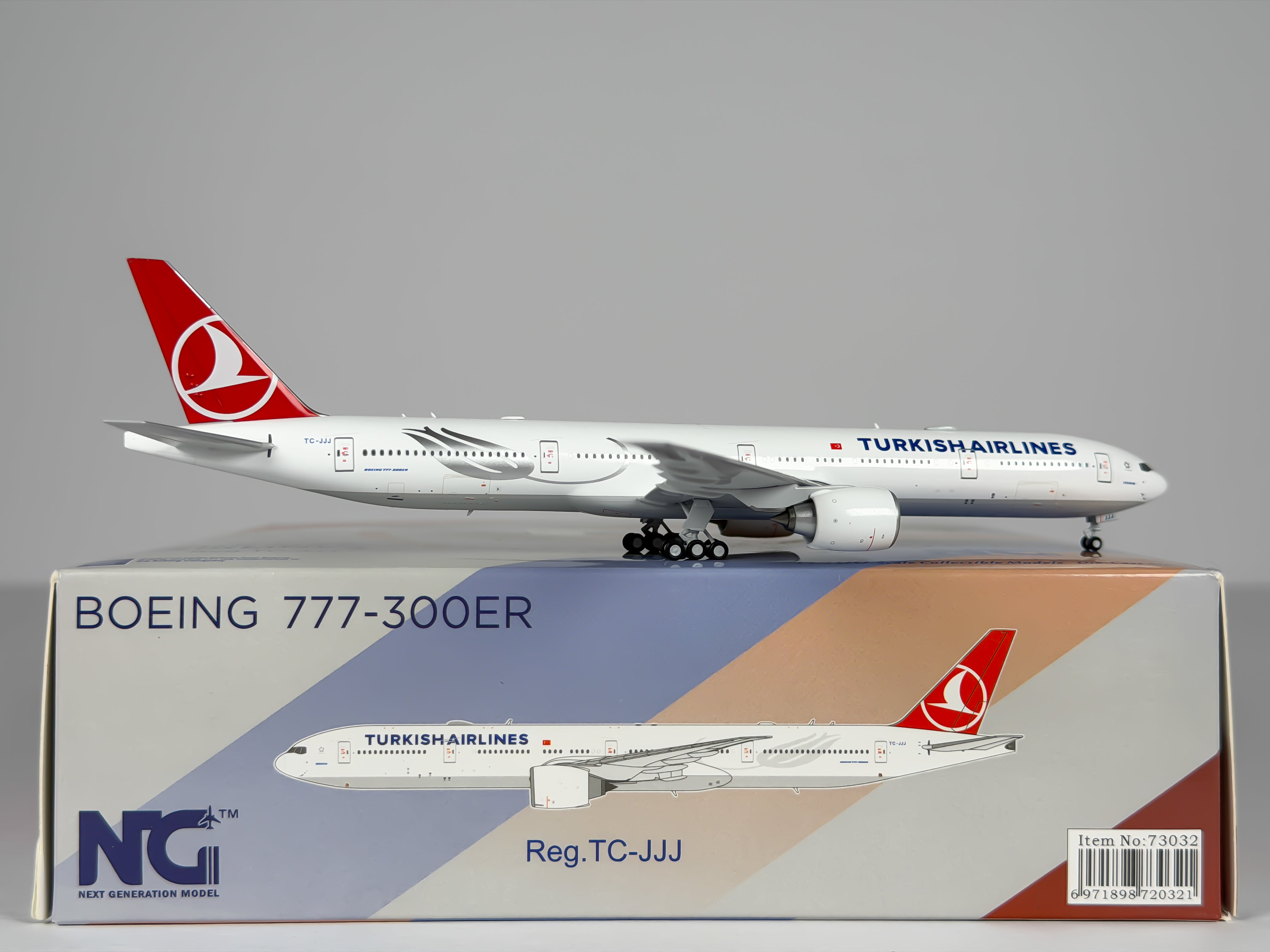 Turkish Airlines Boeing 777-300ER 1:400 NG Models TC-JJJ (73032)