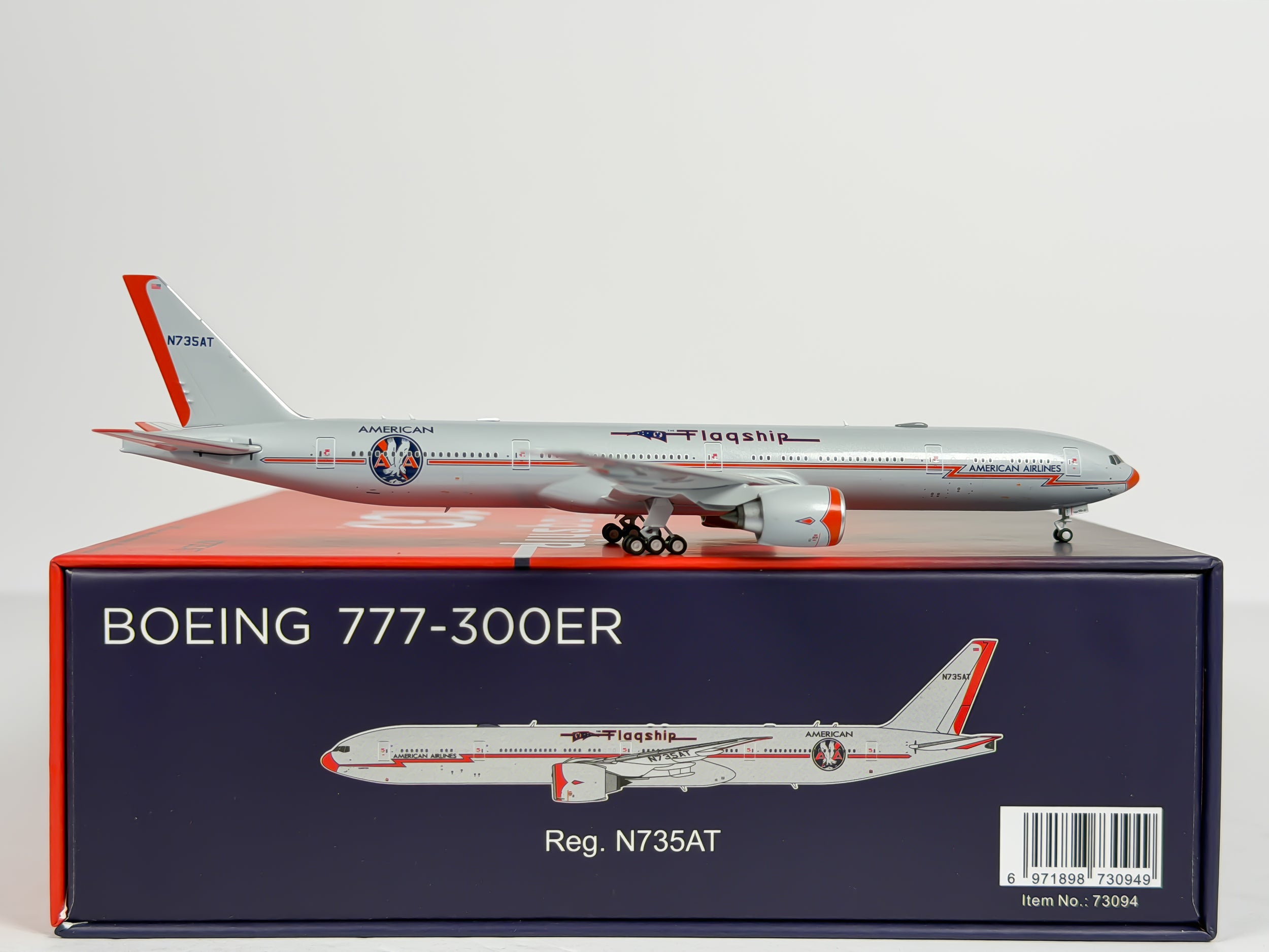 American Airlines Boeing 777-300ER 1:400 NG Models N735AT (73094)