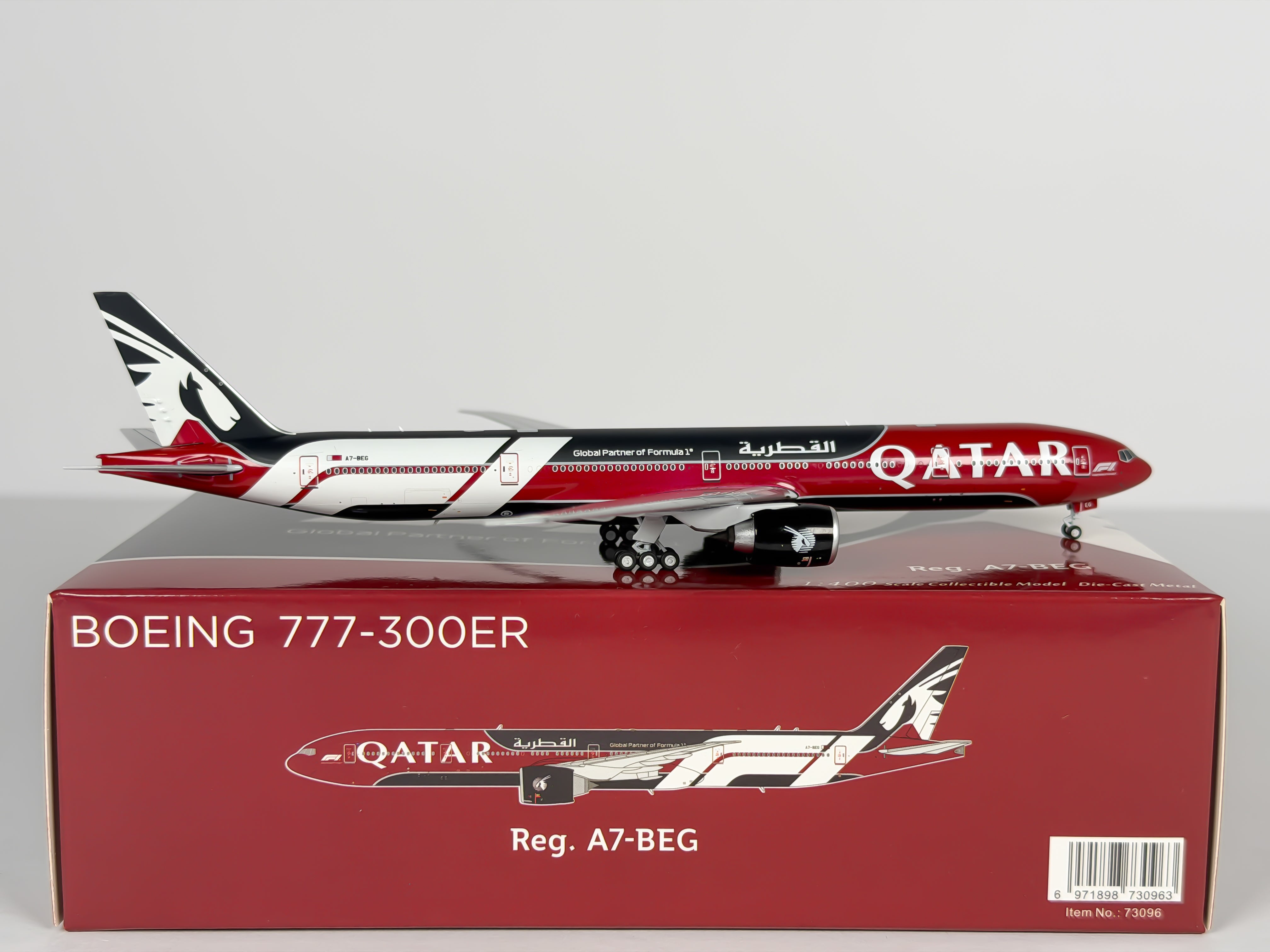 Qatar Airways Boeing 777-300ER 1:400 NG Models A7-BEG (73096)
