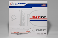 JC Wings 1:200 House Colors Boeing 747SP N747SP Flaps Down LH2458A