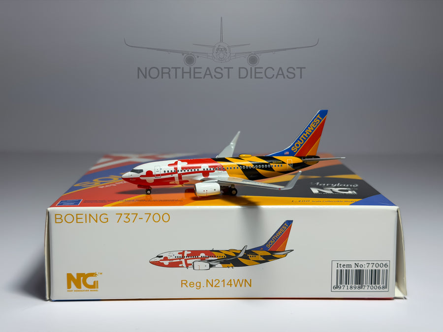 Southwest Airlines Boeing 737-700 1:400 NG Models N214WN (77006)