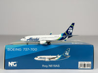 Alaska Airlines Boeing 737-700 1:400 NG Models N618AS (77017)