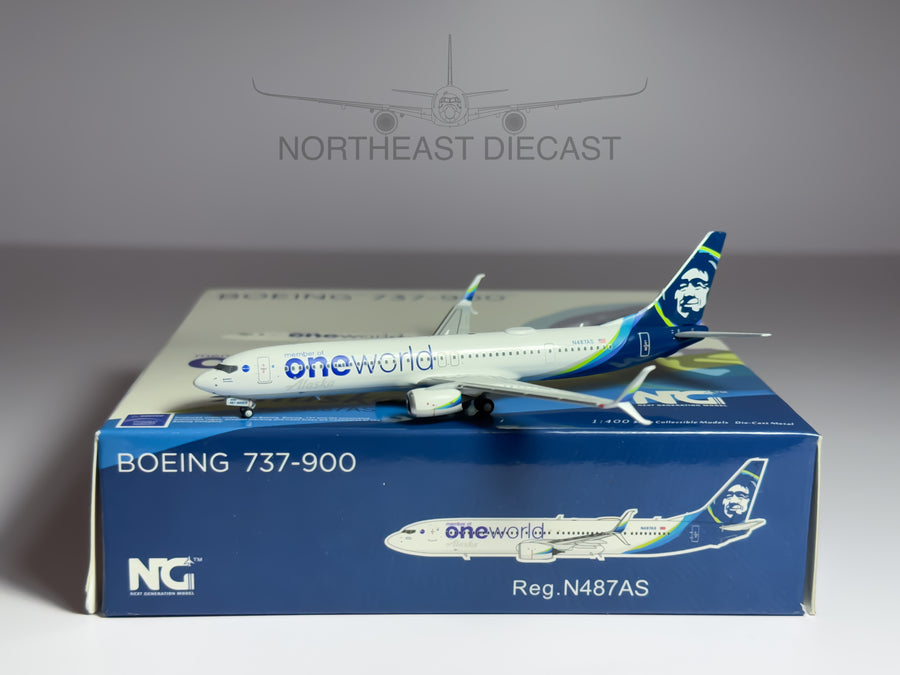 Alaska Airlines Boeing 737-900 1:400 NG Models N487AS (79001)