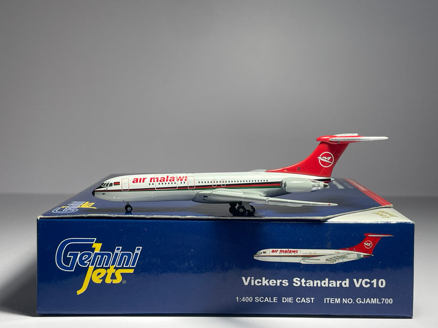 Gemini Jets 1:400 Air Malawi Vickers VC-10 7Q-YKH 1970s colors GJAML700