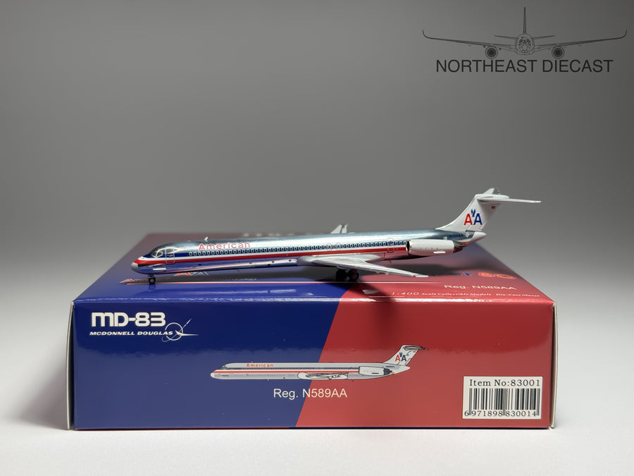 American Airlines McDonnell Douglas MD-83 1:400 NG Models N589AA (83001)