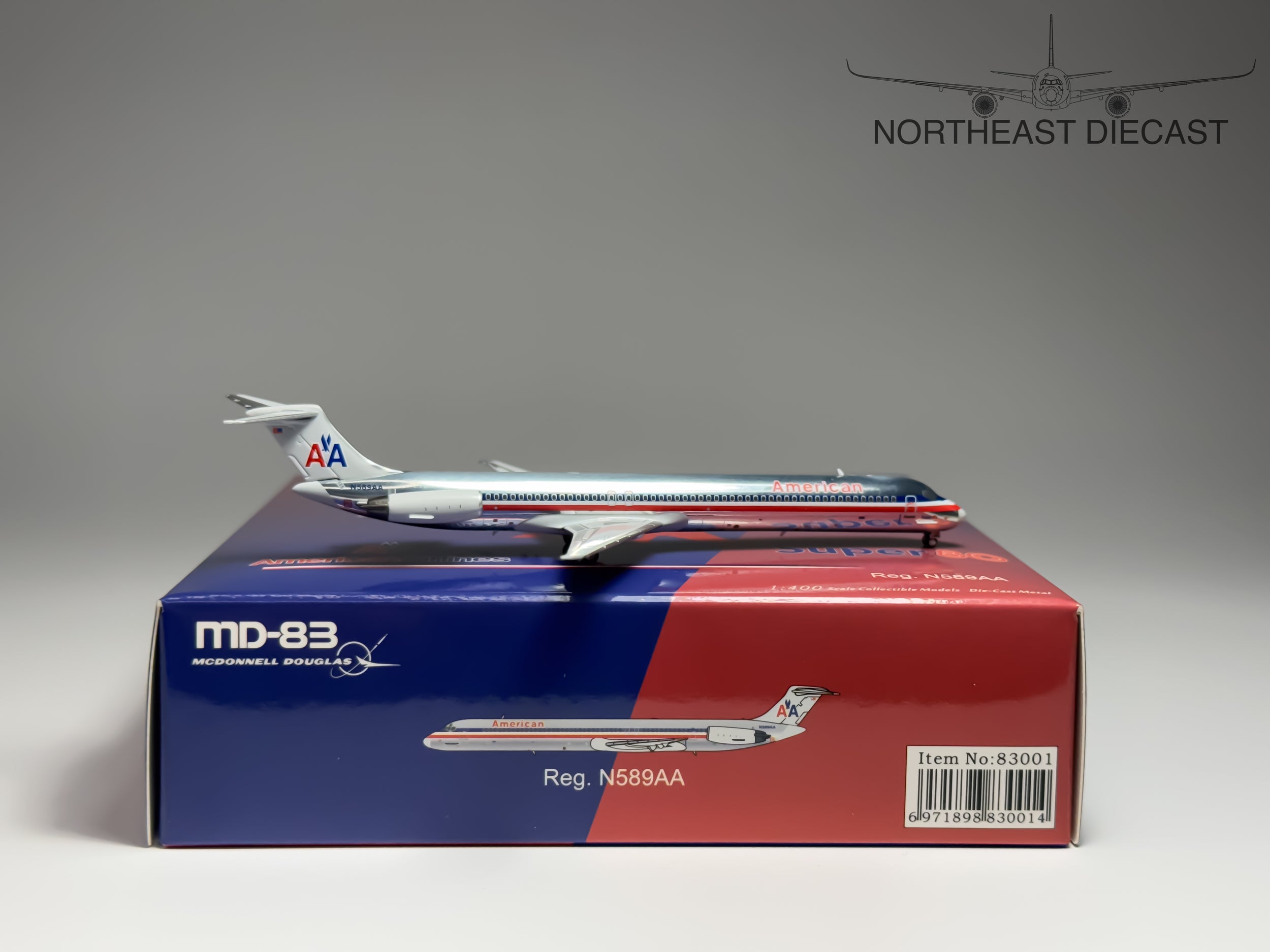 American Airlines McDonnell Douglas MD-83 1:400 NG Models N589AA (83001)