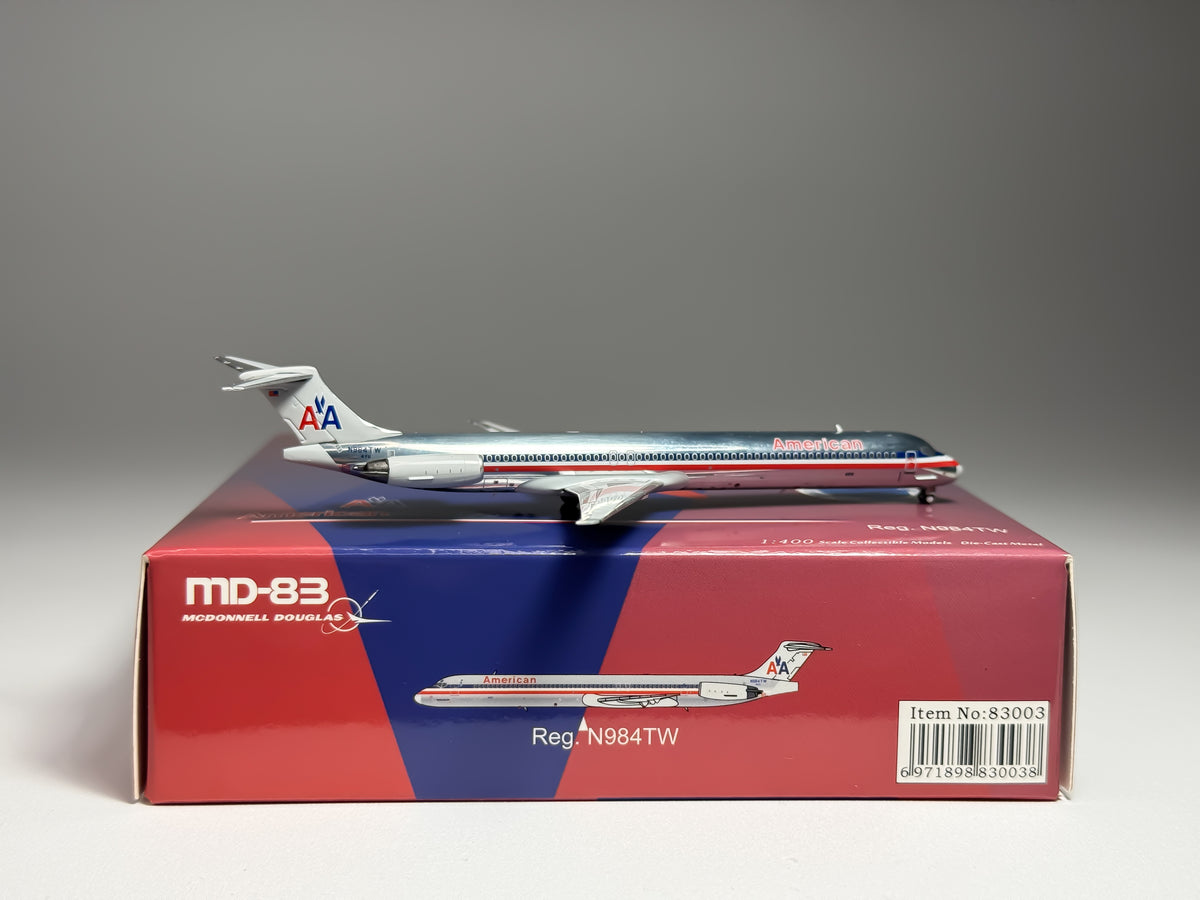 American Airlines McDonnell Douglas MD-83 1:400 NG Models N984TW (83003)