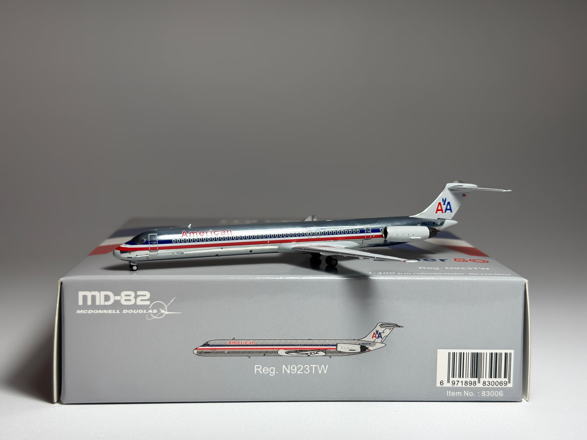 American Airlines McDonnell Douglas MD-82 1:400 NG Models N923TW (83006)