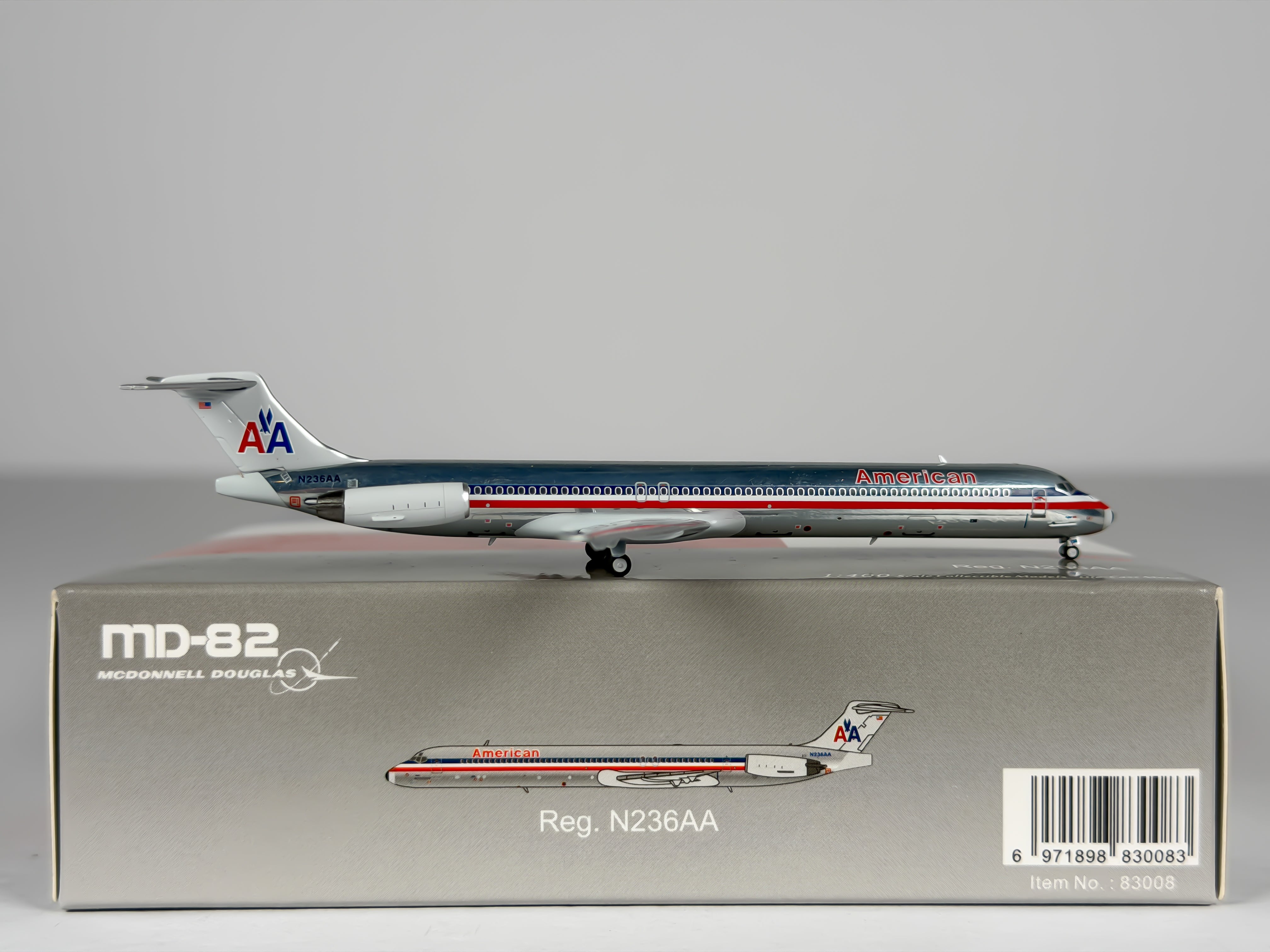 American Airlines McDonnell Douglas MD-82 1:400 NG Models N236AA (83008)