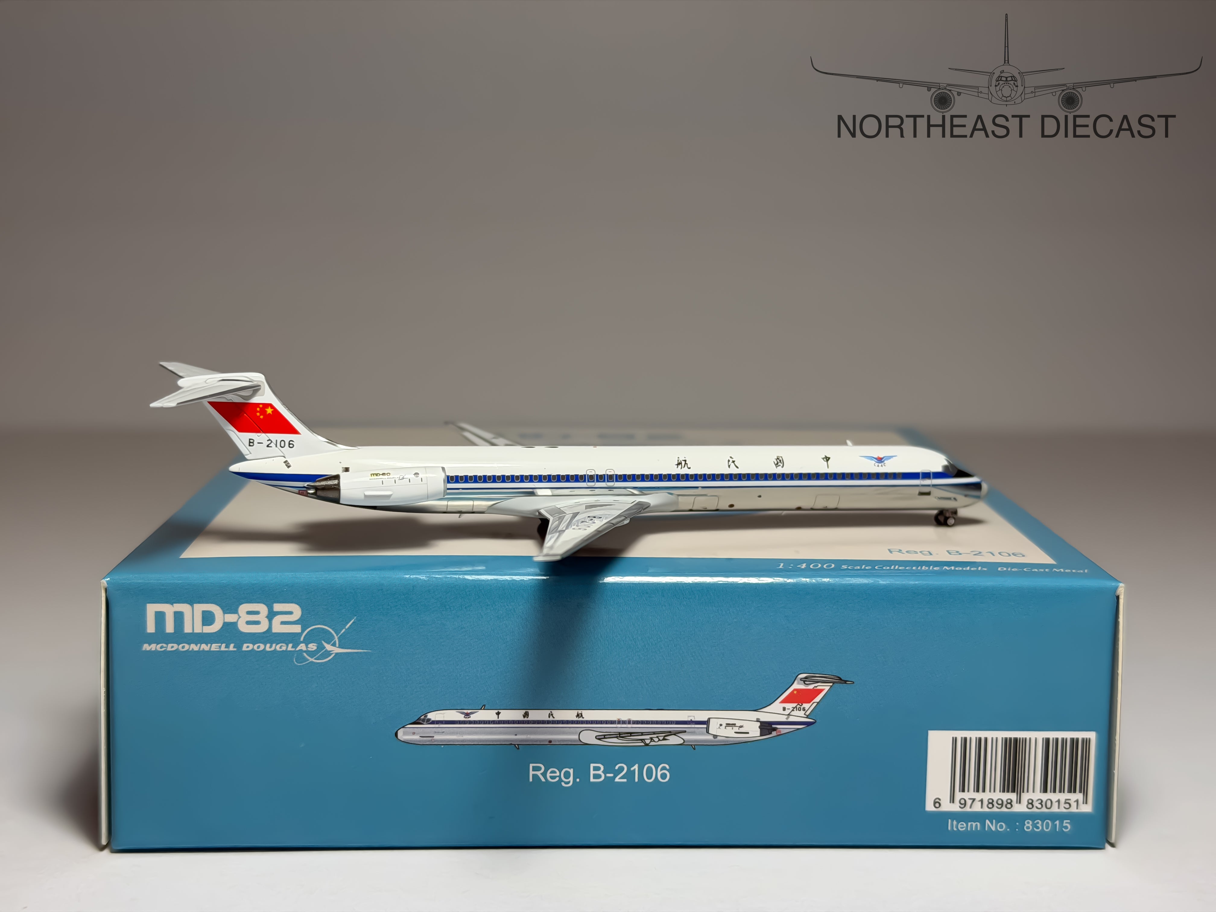 CAAC McDonnell Douglas MD-82 1:400 NG Models B-2106 (83015)
