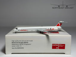 SWISS McDonnell Douglas MD-83 1:400 Tucano Line HB-ISX (84001001)