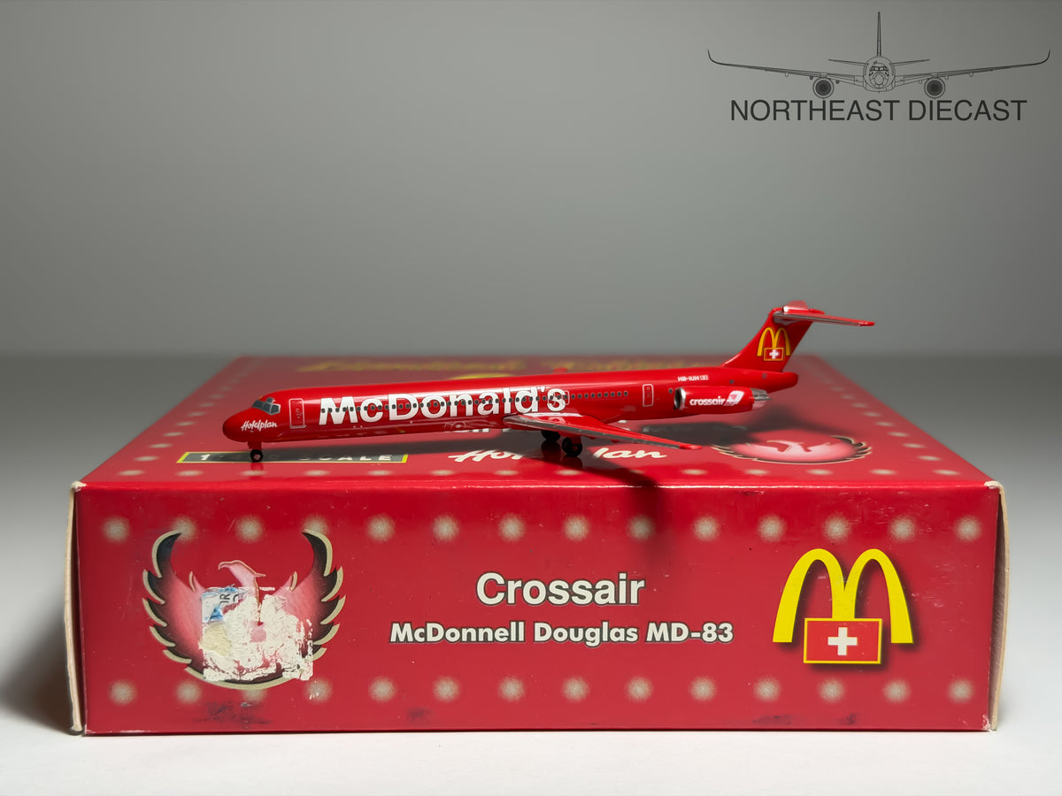 Crossair McDonnell Douglas MD-83 1:400 Tucano Line HB-IUH (84001003)