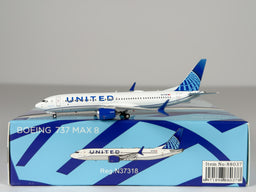 United Airlines Boeing 737 MAX 8 1:400 NG Models N37318 (88037)