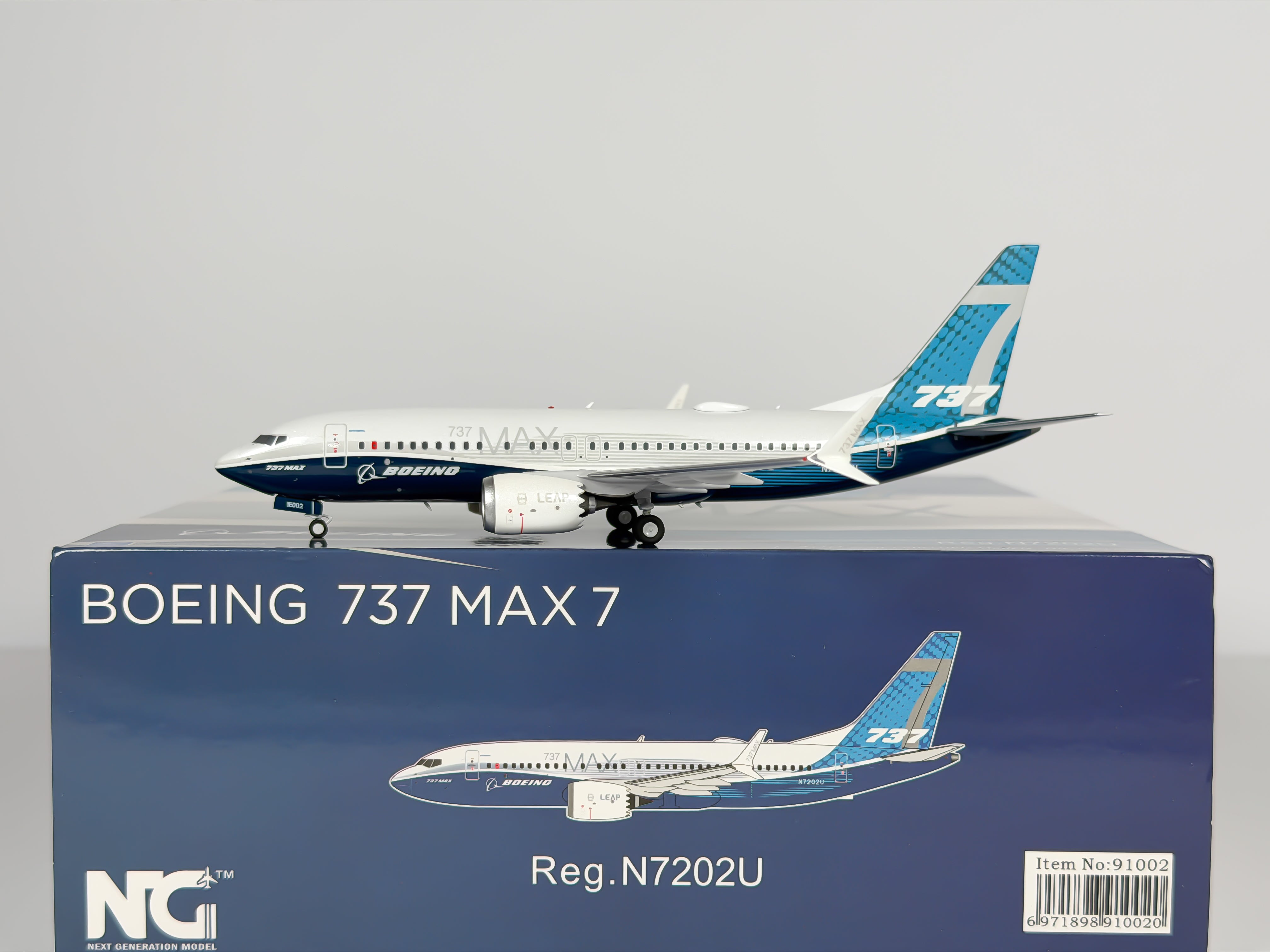 Boeing House Boeing 737 MAX 7 1:200 NG Models N7202U (91002)