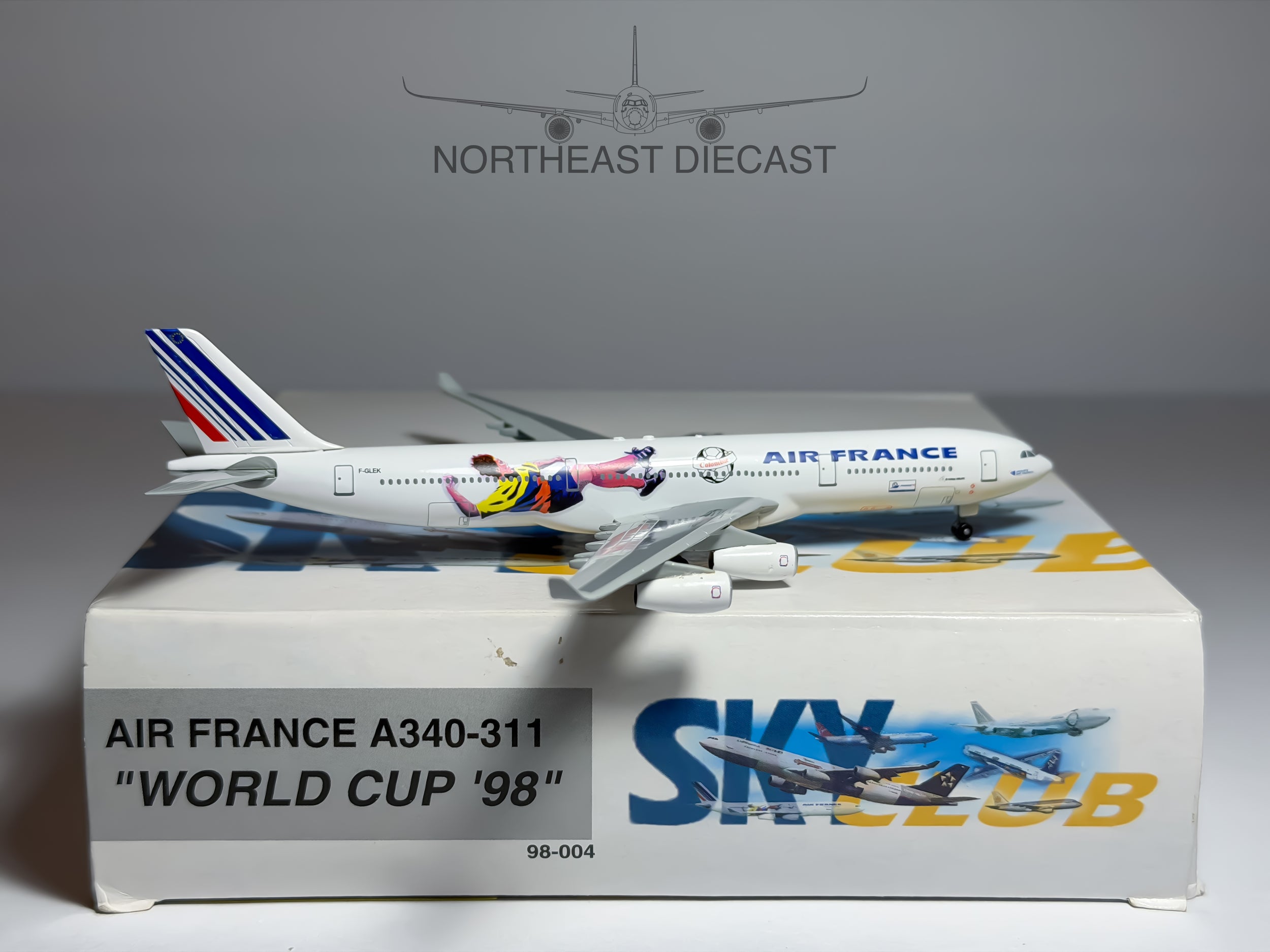 Air France Airbus A340-300 1:400 Dragon Wings F-GLEK (98-004)