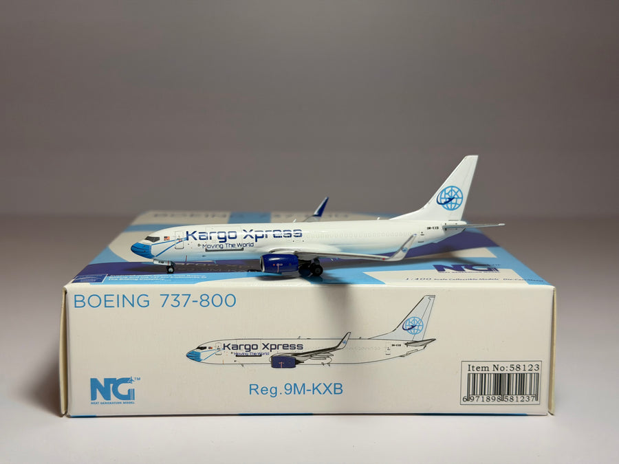 NG Models 1:400 Kargo Xpress Boeing 737-800 9M-KXB Face Mask NG58123