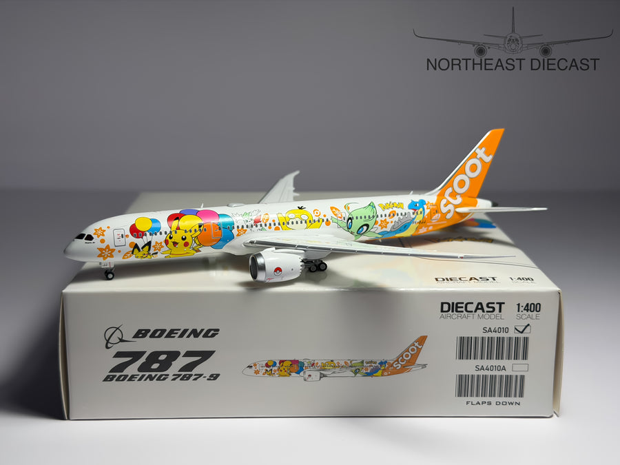 Scoot Boeing 787-9 1:400 JC Wings 9V-OJJ (SA4010)