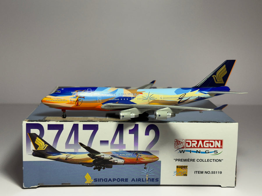 Dragon Wings 1:400 Singapore Airlines Boeing 747-400 9V-SPL Tropical 55119