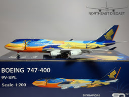 Singapore Airlines Boeing 747-400 1:200 SQ Wings 9V-SPL (L2002FD)
